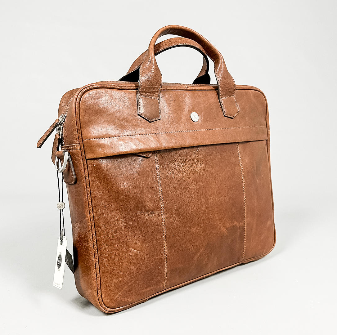 TASKE/COMPUTERTASKE, læder, Saddler Norgren.