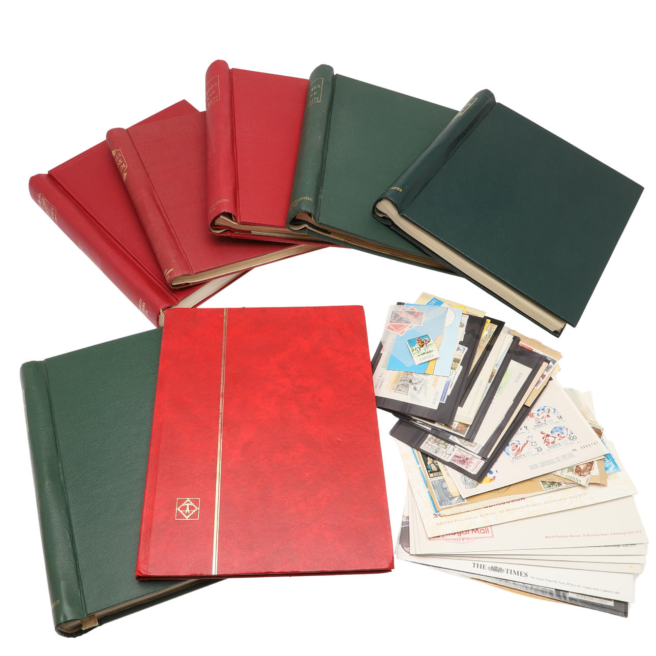 STAMP ALBUMS - SPAIN & WORLD STAMPS.