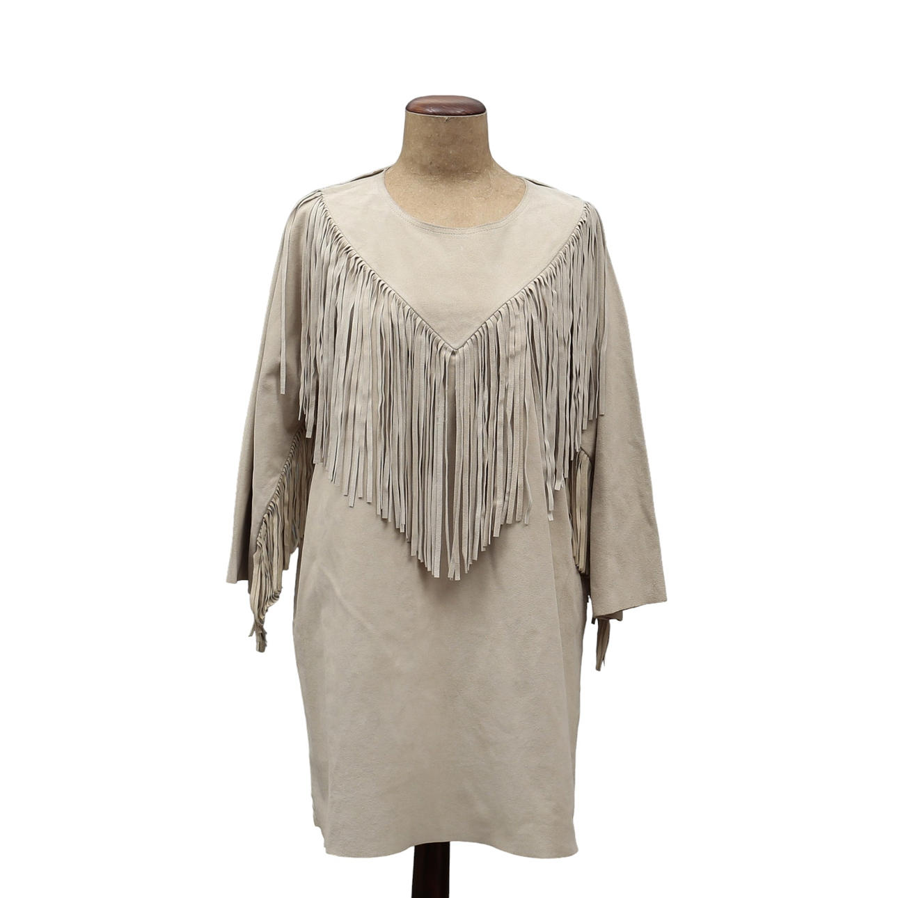 ISABEL MARANT. Klänning med fransar.