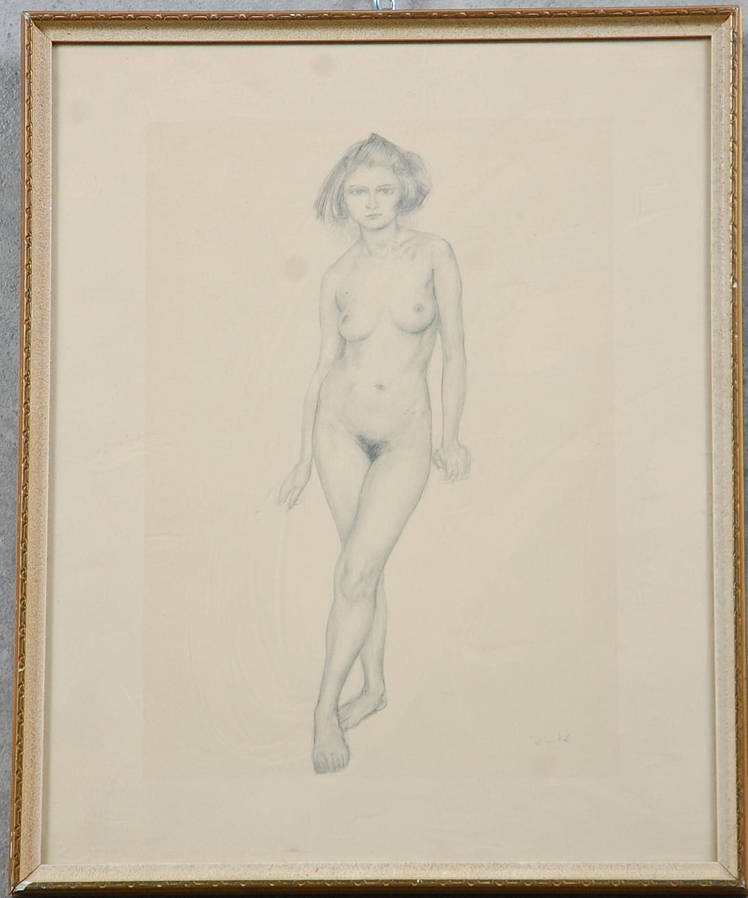 NILS VON DARDEL. EFTER. 1888-1943, " Ung Modell " tryck.