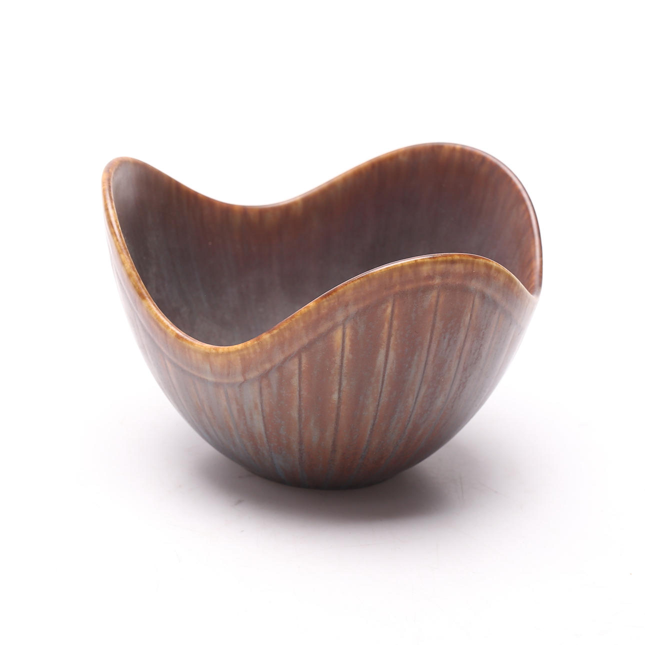 GUNNAR NYLUND. A stoneware bowl, “Ash”, Rörstrand.