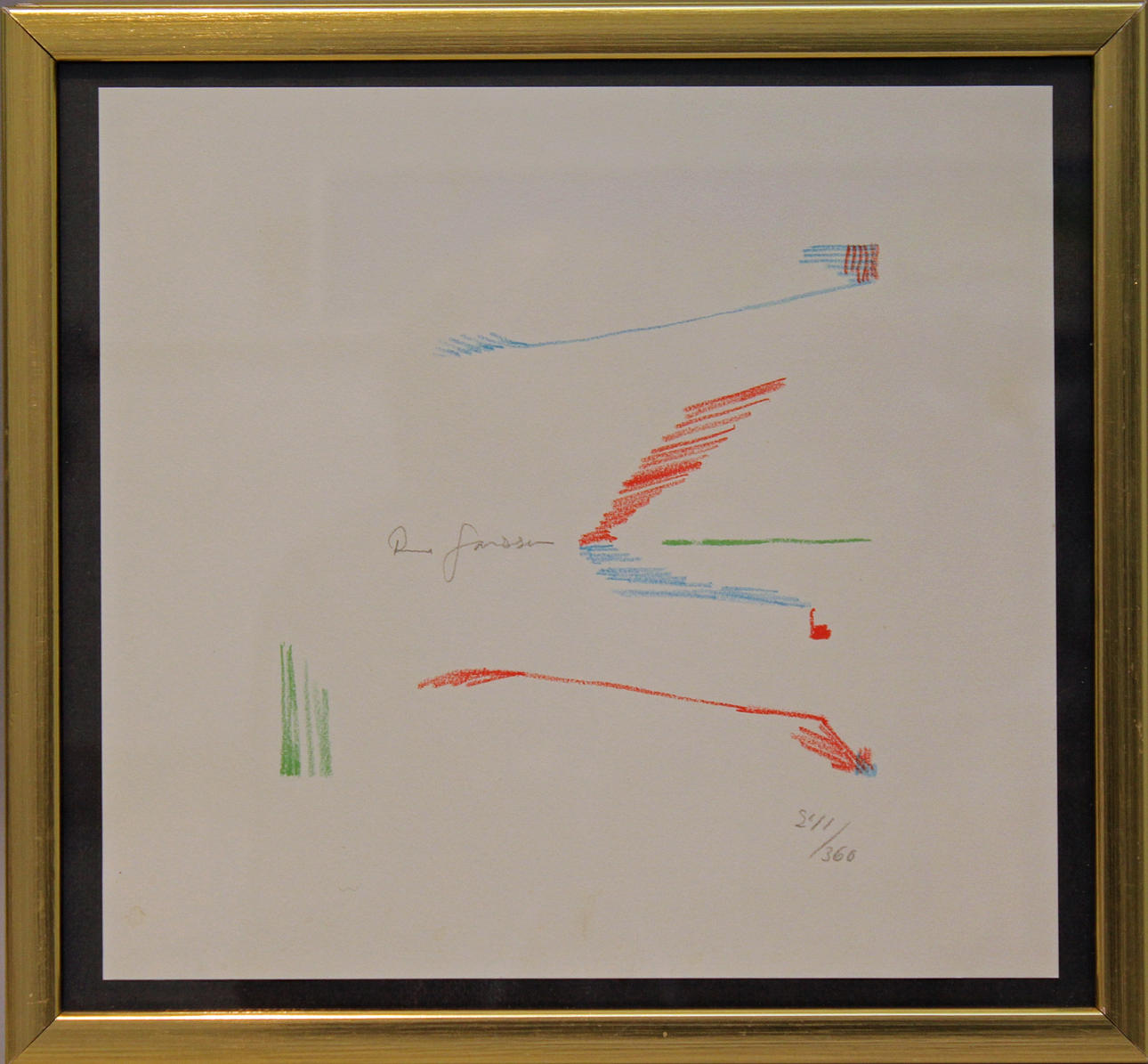 RUNE JANSSON. Landskap. Färglitografi. Signerad R Jansson. 241/360.