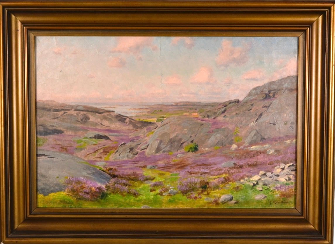 JOHAN KROUTHÉN. Oil on canvas.