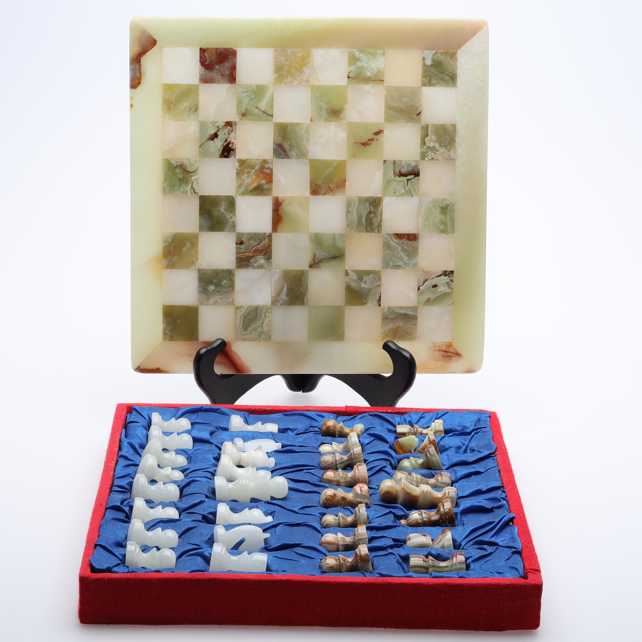 JUEGO DE AJEDREZ, alabastro.