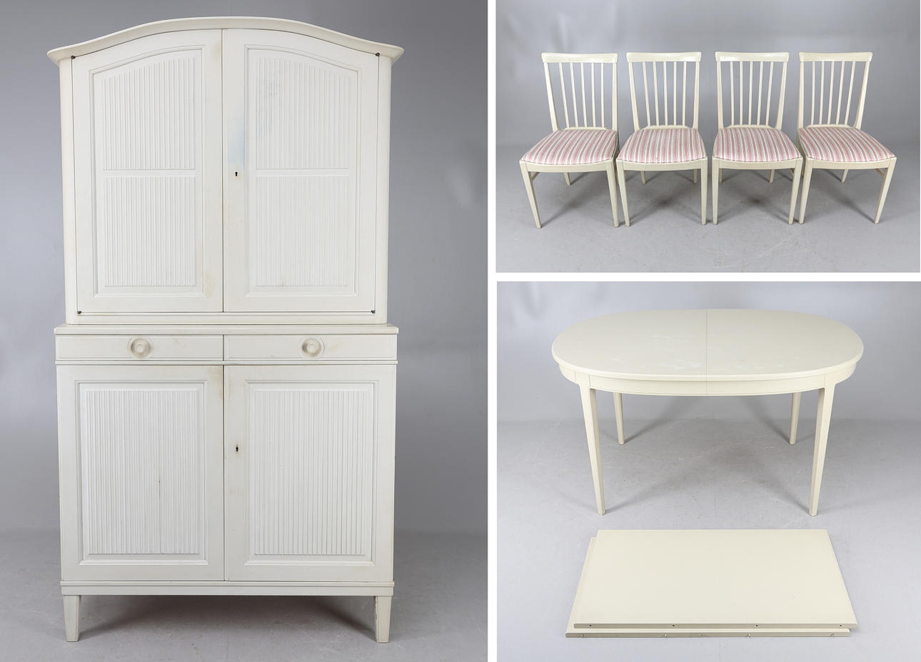 CARL MALMSTEN. MATSALSMÖBEL,6 delar,"Herrgården",för Bodafors,1900-tal.