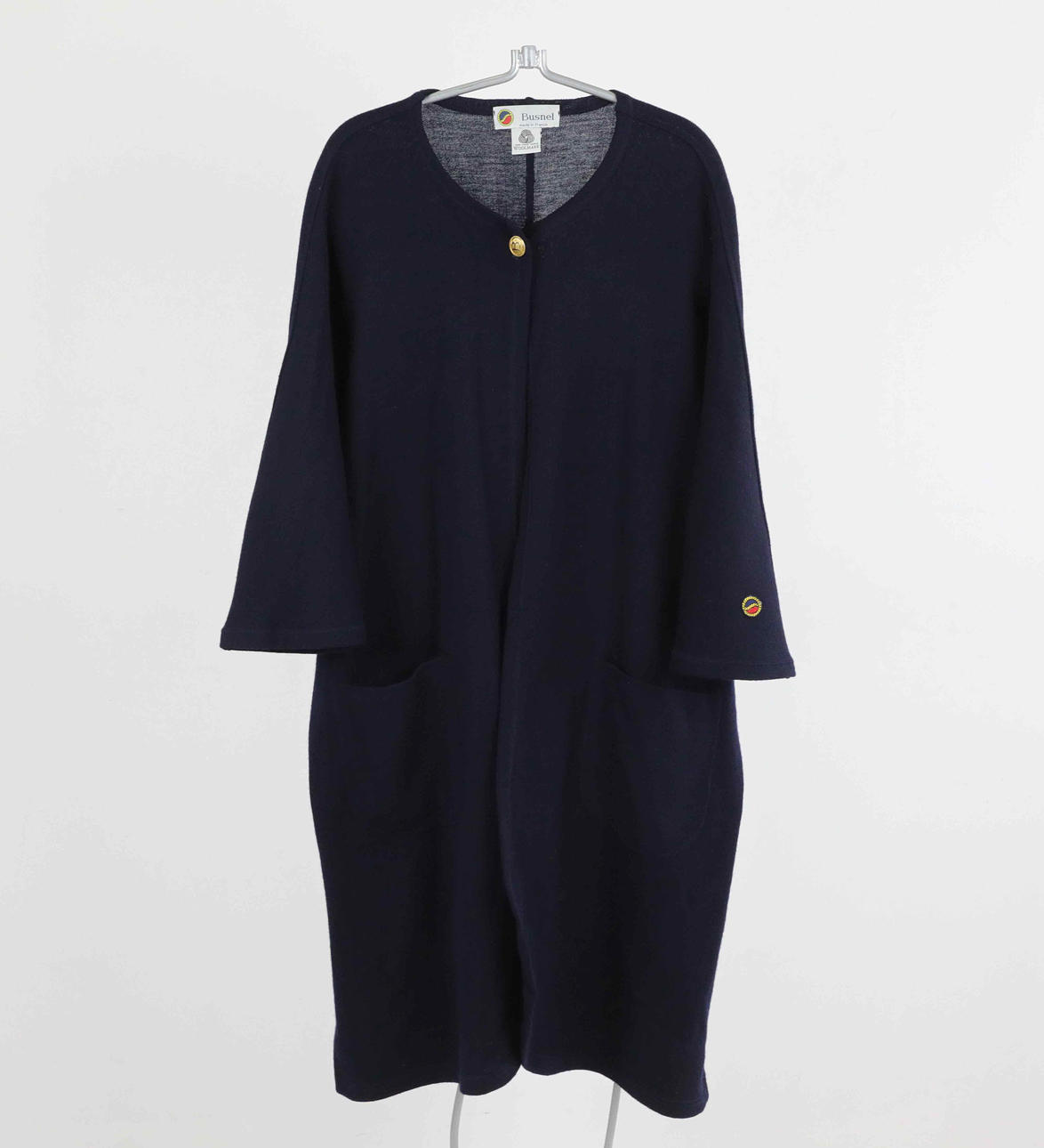 BUSNEL. Poncho, Pure New Wool.