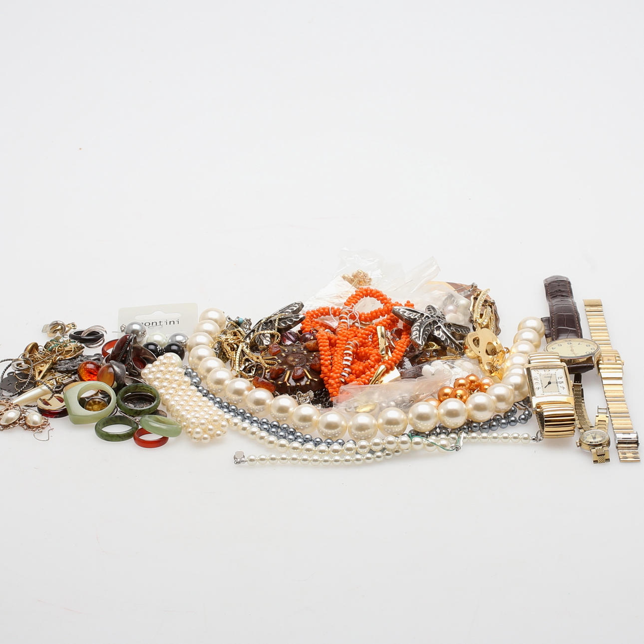 PARTI, bijouterier, samt klockor, omkring 1980-talet.