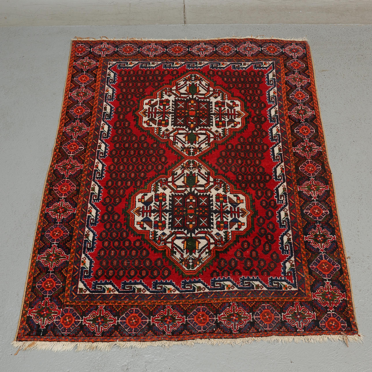 ALFOMBRA, persa, Afshar, 146x189 cm.