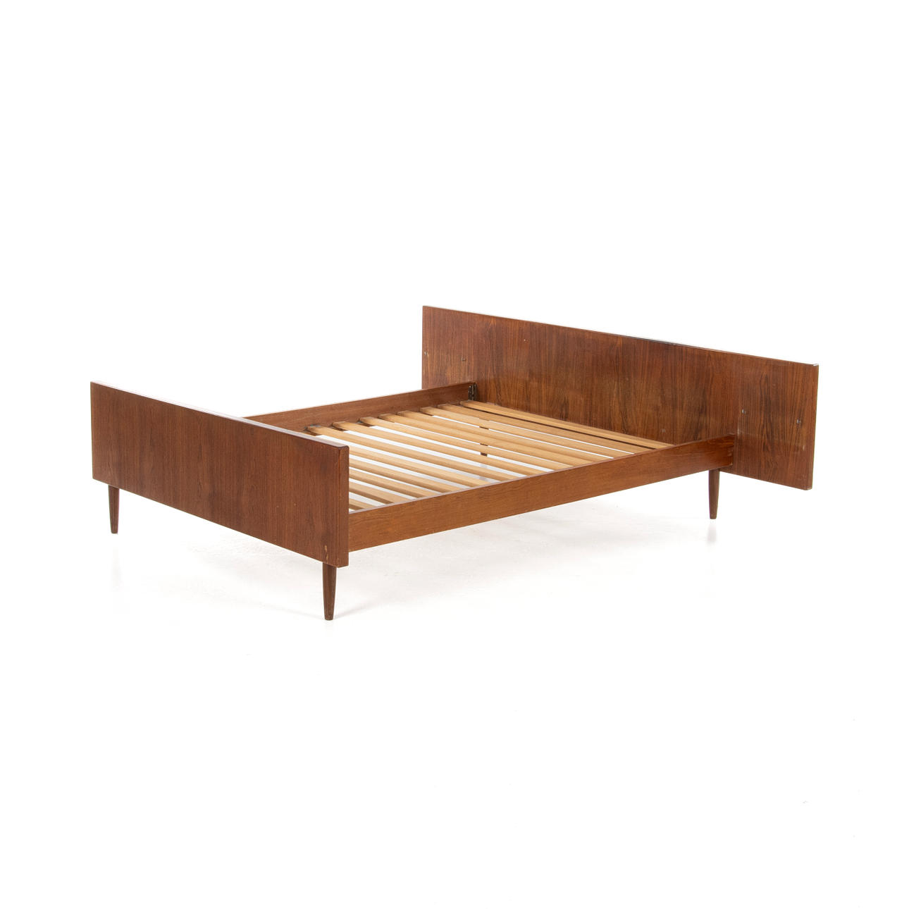 SÄNG, teak, Danmark 1950/60-tal.