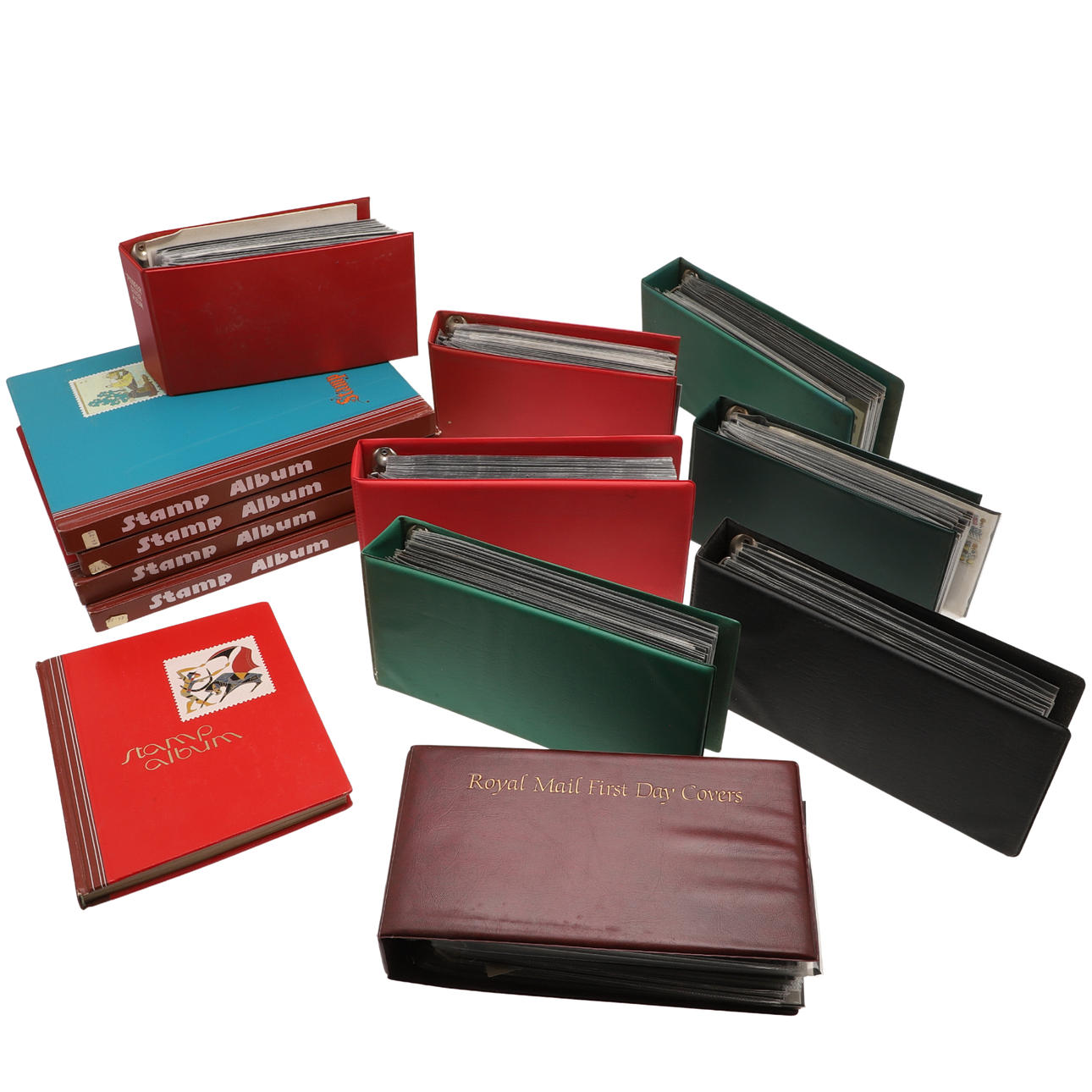 MINT STAMP PACKS, STAMP ALBUMS & FIRST DAY COVERS.