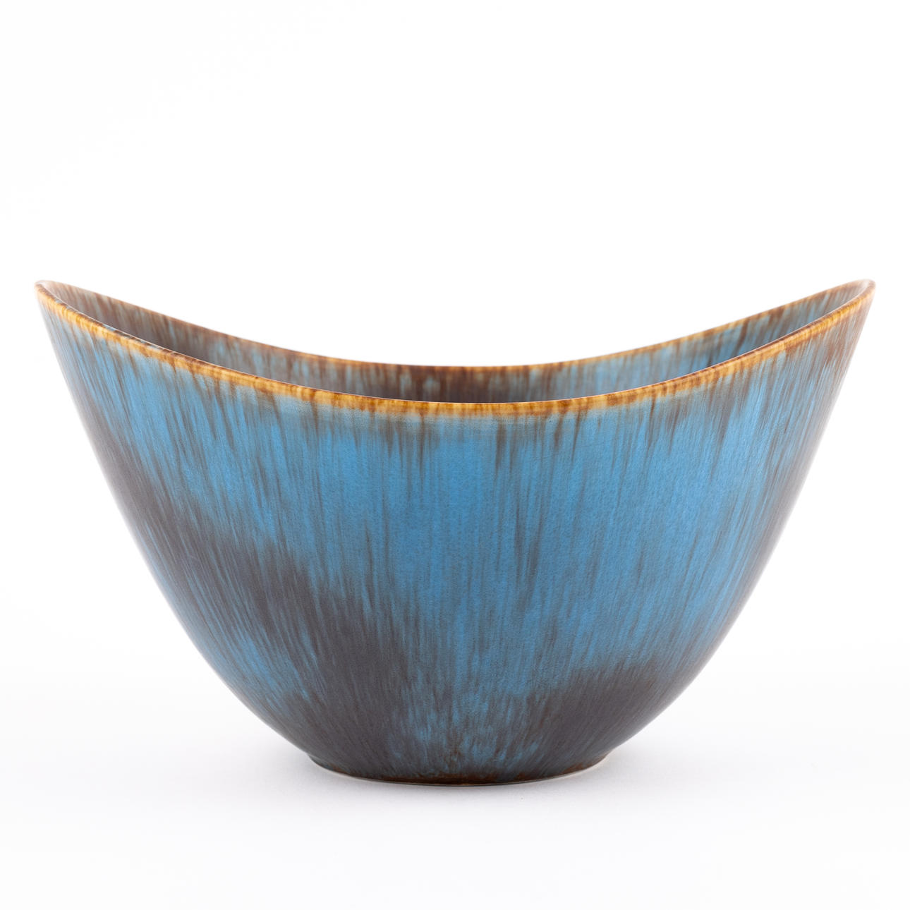 GUNNAR NYLUND. MALJA, kivitavaraa, harpputurkislasite, Rörstrand.