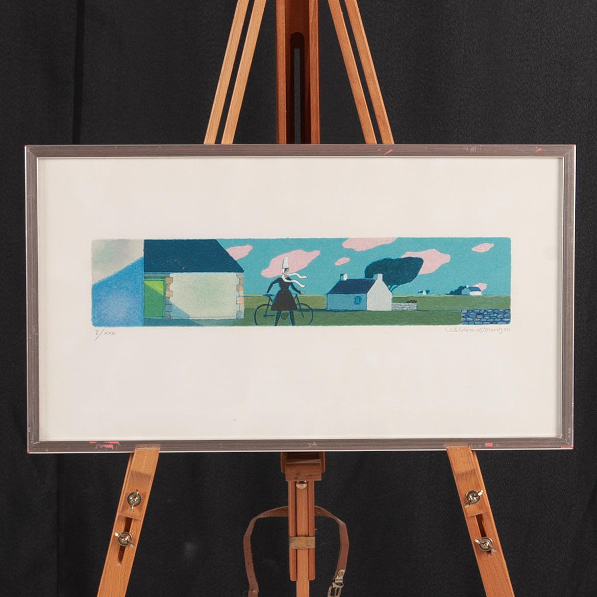 WALDEMAR LORENTZON. Lithograph, signed numbered I/XXX.