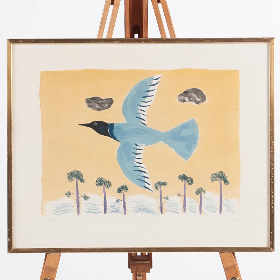 LENNART GRAM. Lithograph, signed and numbered 126/260, dated 1970.