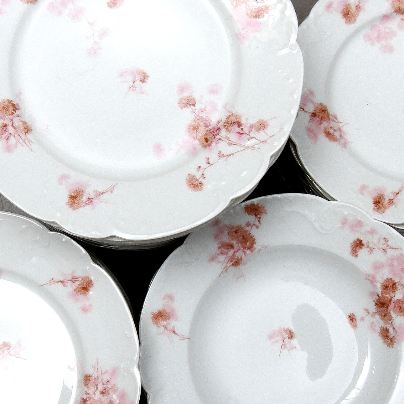 MATSERVIS, ca 80 delar, porslin, Haviland & Co, Limoges.