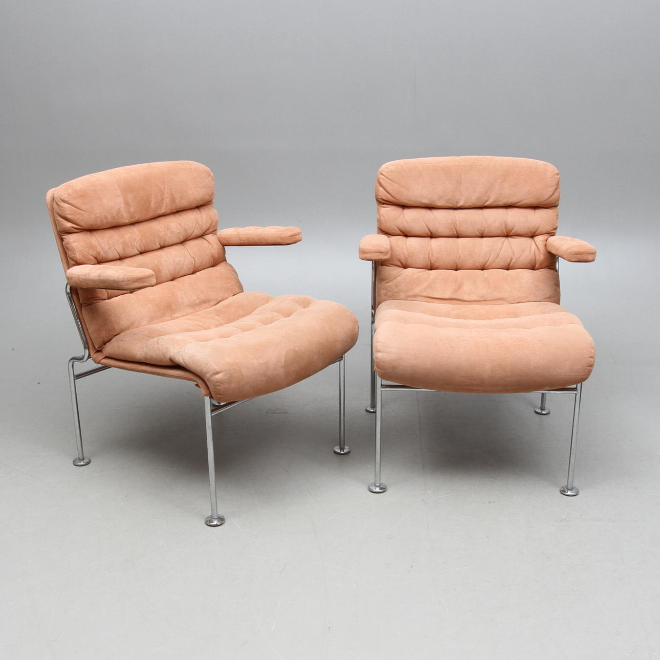 FÅTÖLJER, ett par, "Birgitta", Bruno Mathsson.