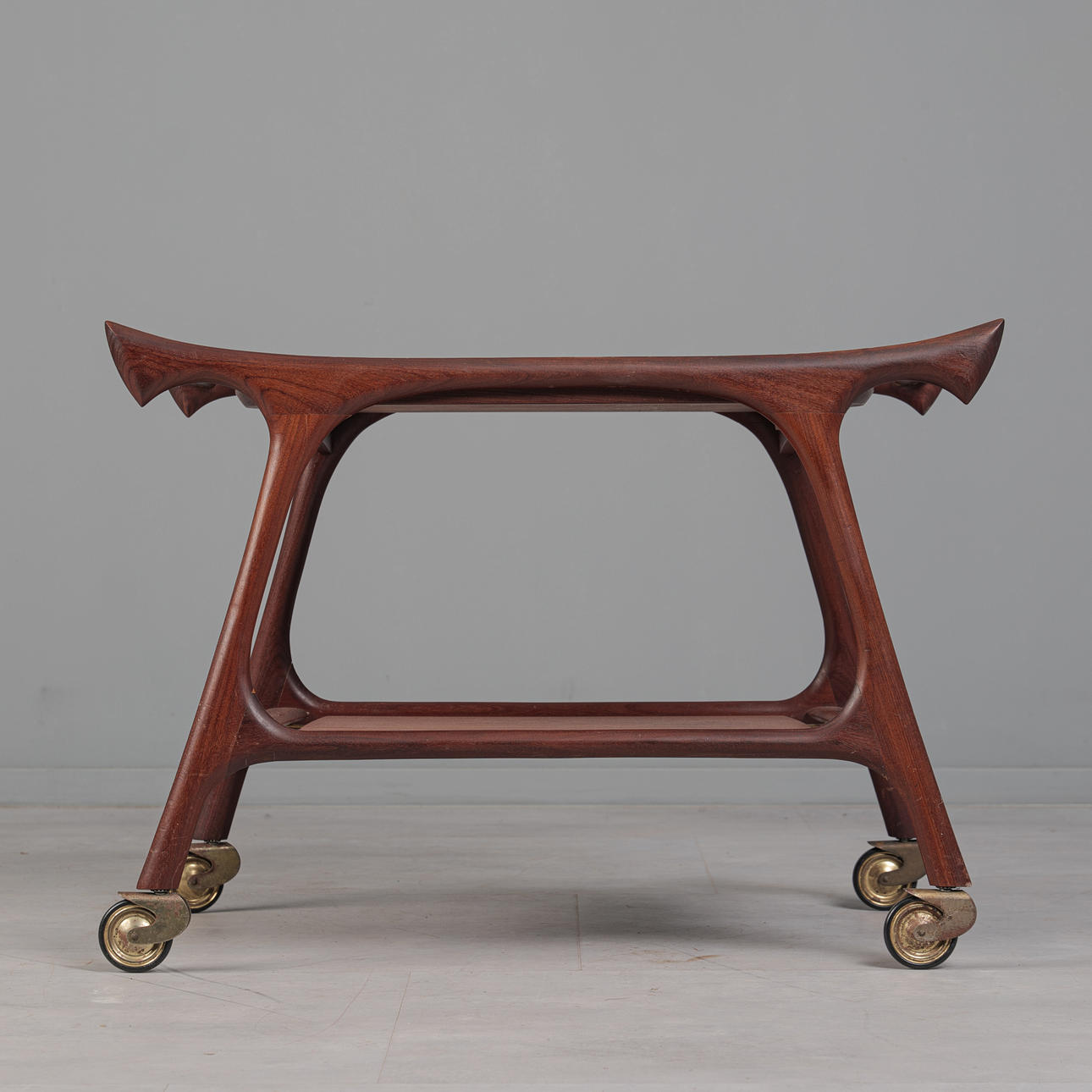 Bar cart/sidecar, teak, 1960s, Denmark.