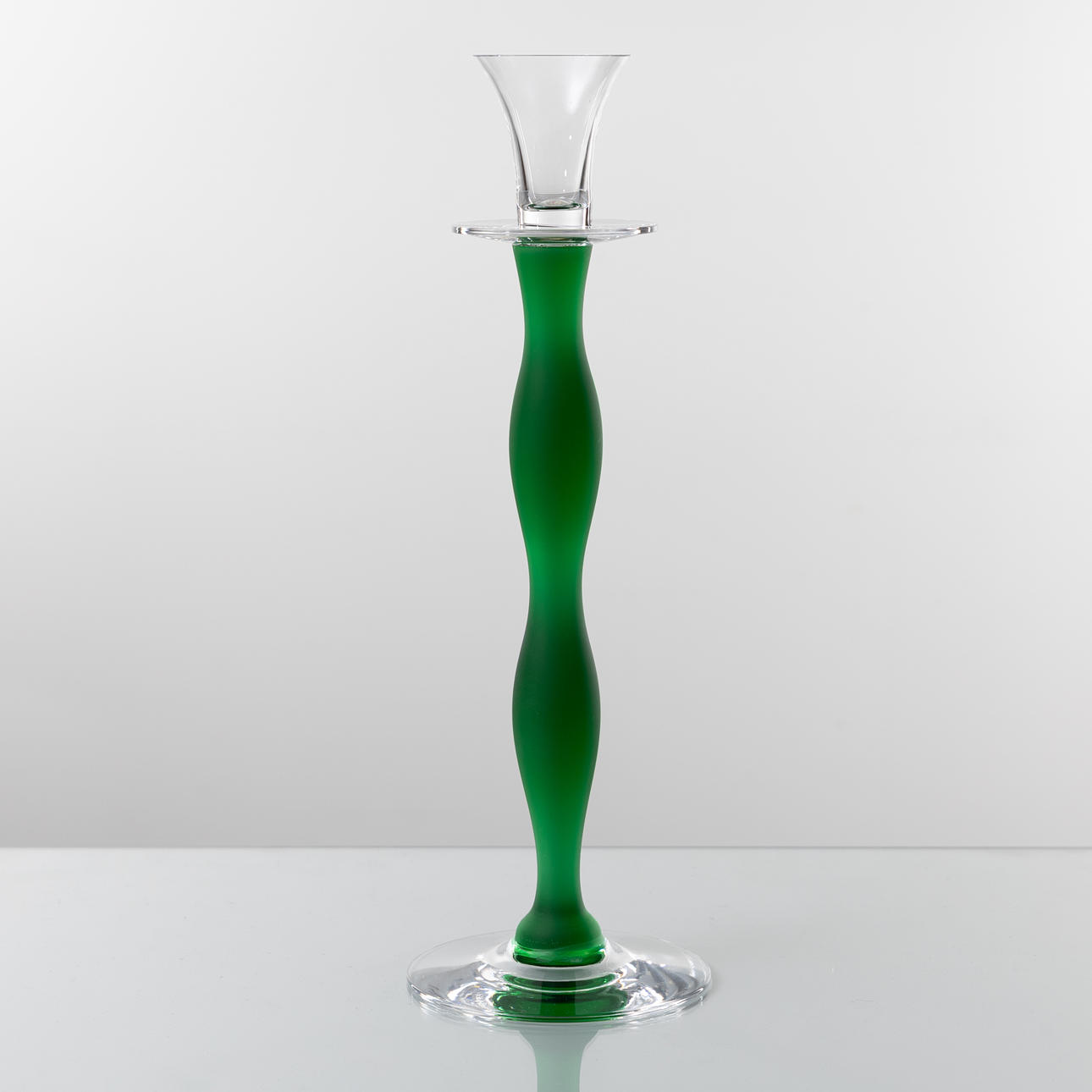 ANNE NILSSON. Ljusstake, "Celeste", Orrefors, Osignerad.