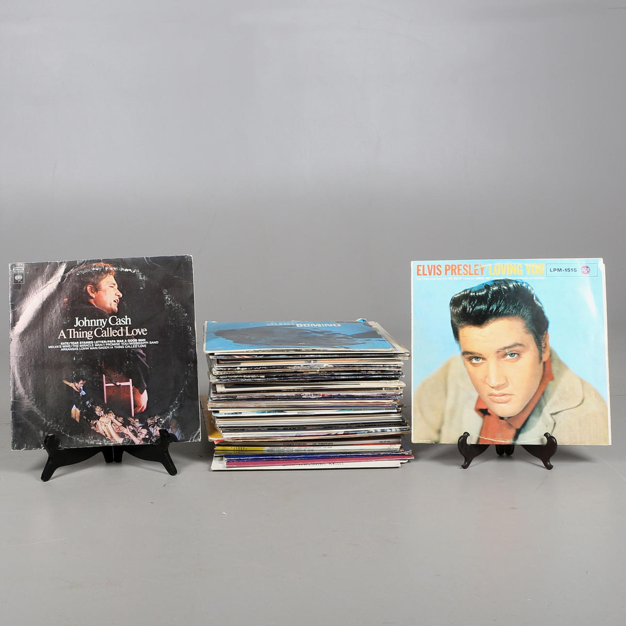 PARTI, Lp skivor, 33 1/3 rpm, ca 60 st, 1950-2000 talet.