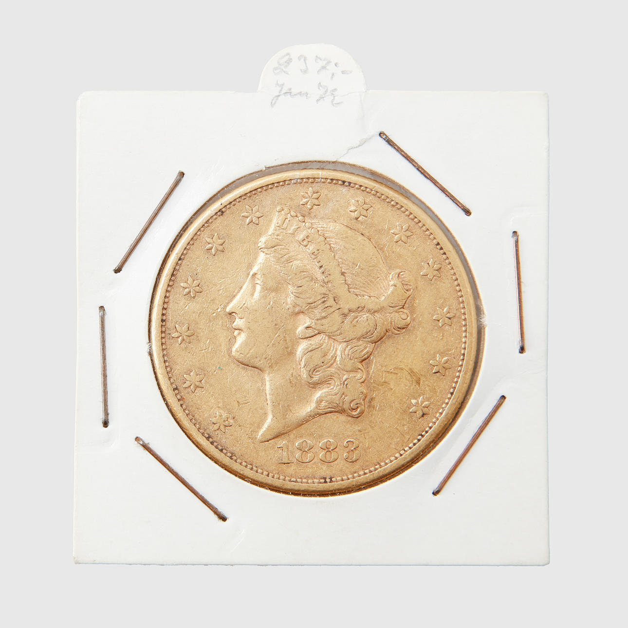 GULDMYNT, 20 dollar, 1883.