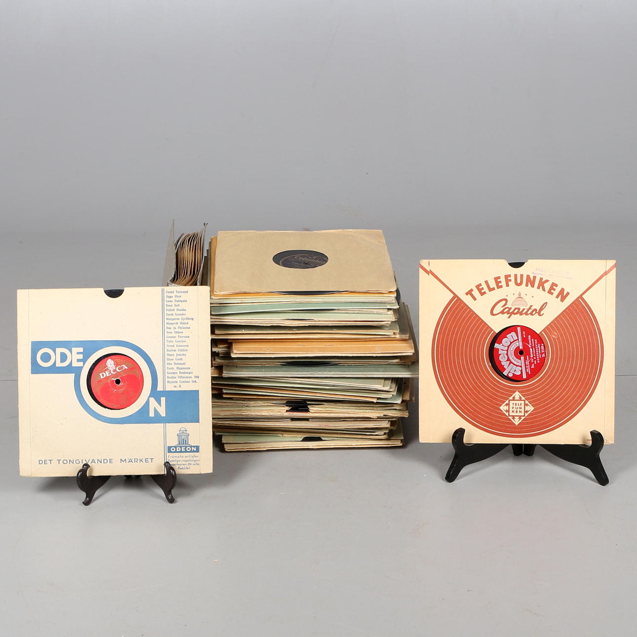 PARTI, stenkakor, ca 75 st, 1930/40 talet.