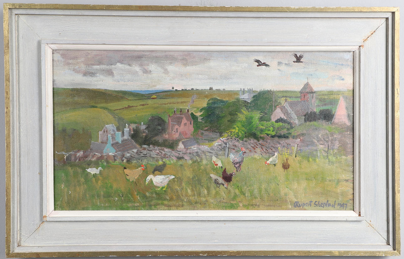 RUPERT NORMAN SHEPHARD (1909-1992). DUCKS & HENS, WORTH [MATRAVERS, DORSET], 1947.