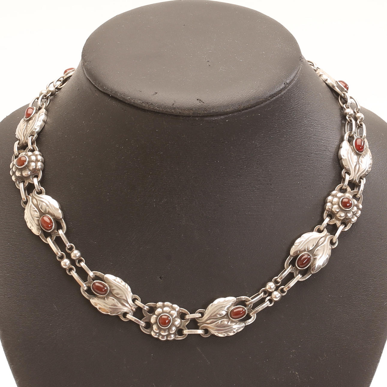 GEORG JENSEN. A sterling silver “Model 1" necklace, Denmark.
