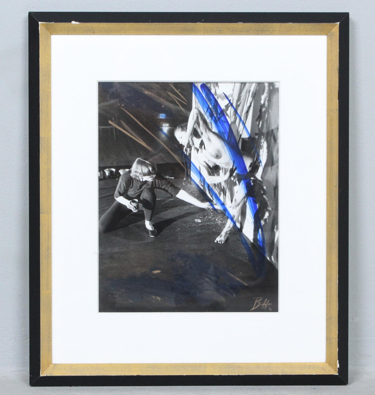 BARBARA HEINISCH (1944). Fotografie/Mischtechnik, '' Performance ''.