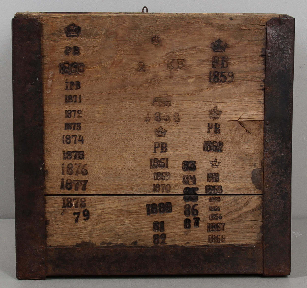 RYMDMÅTT, 1800-tal, 2 kubikfot.