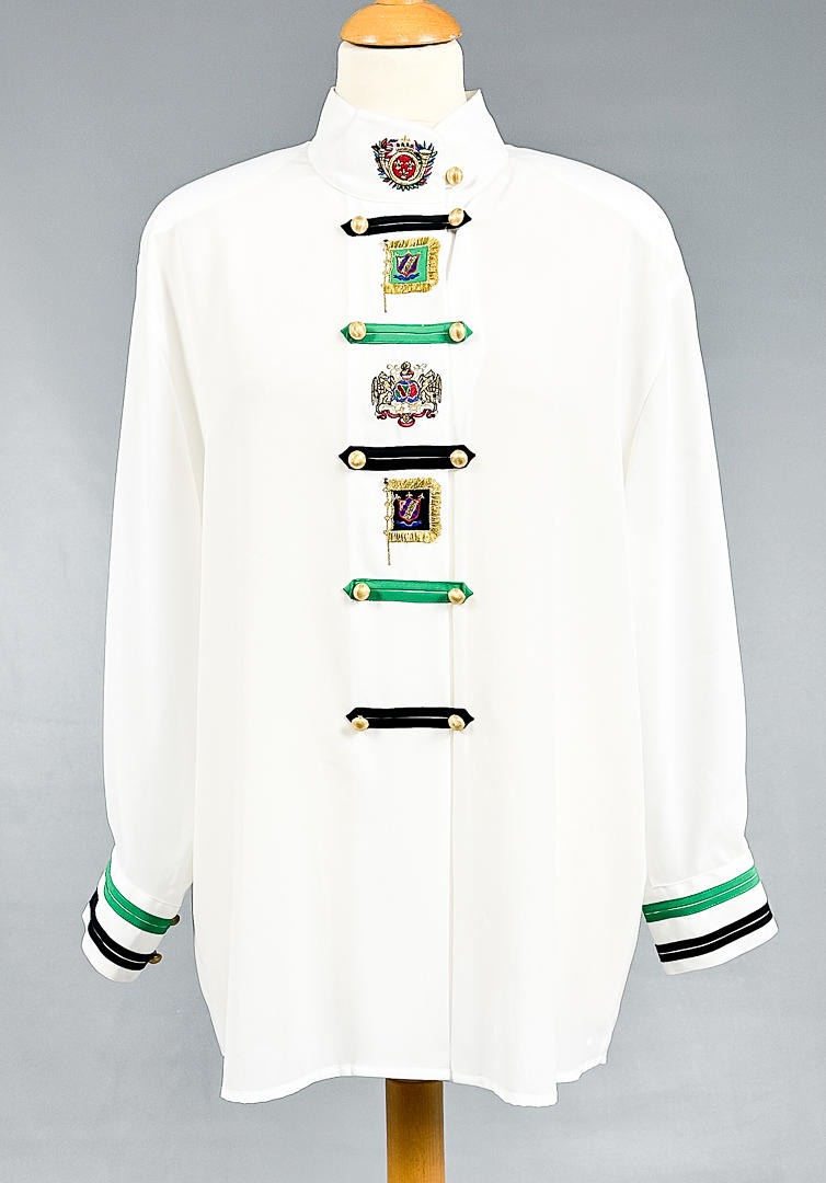 BLUSE, Polyester, Separa Fink, China, 20. Jahrhundert.