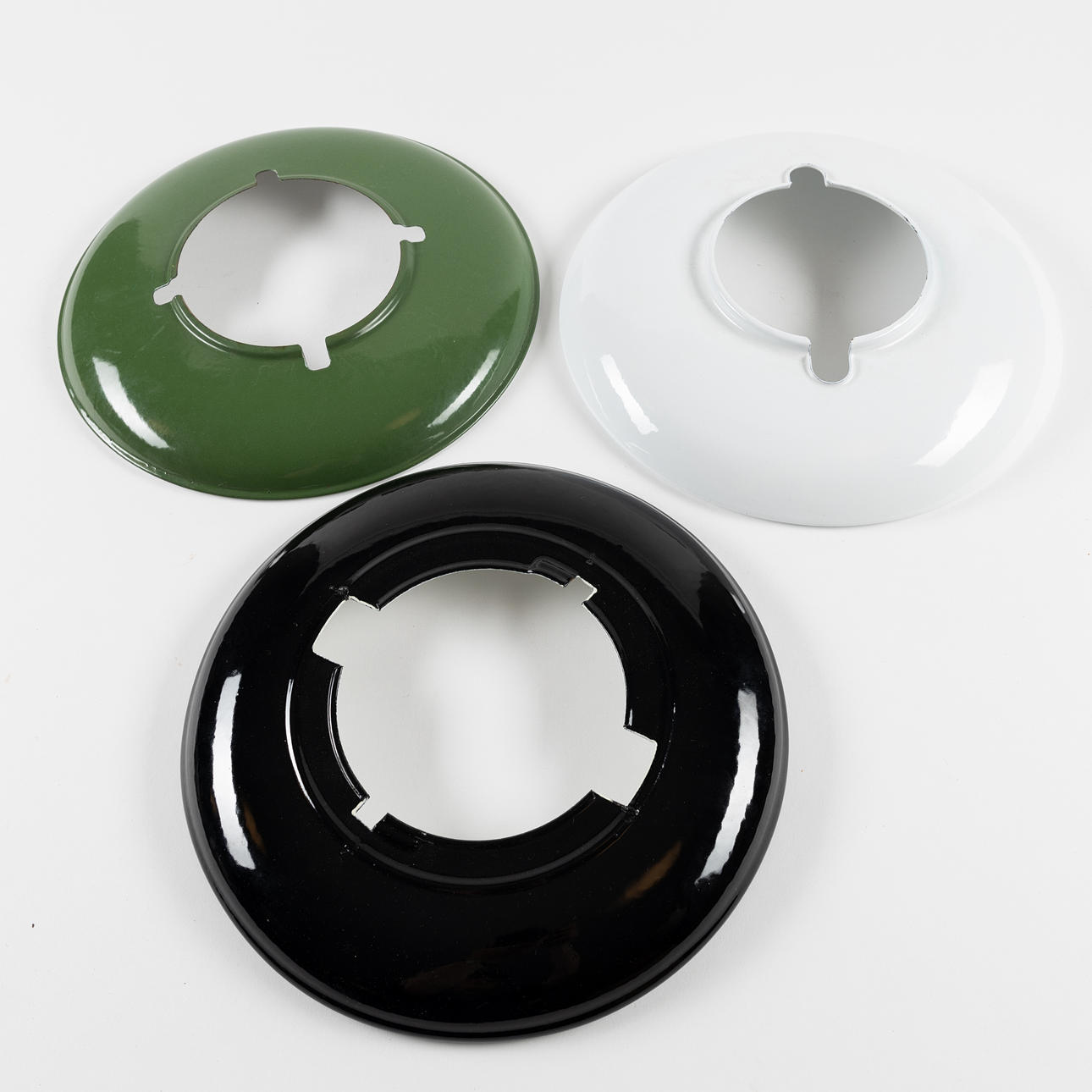 EMAILLE SHADES, 3 Stück, für Sturmlaterne.