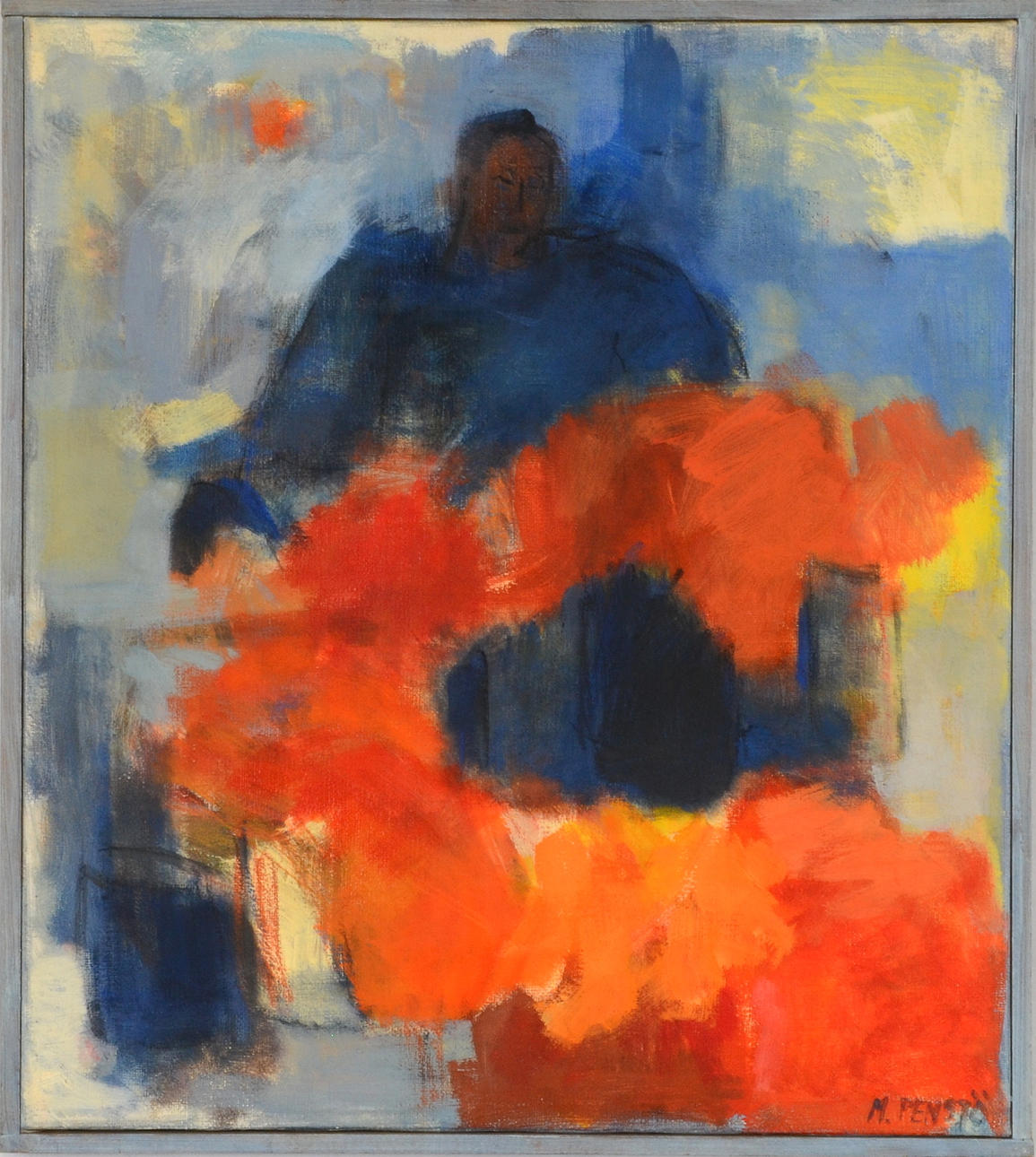 MARGARETA PENSJÖ. Äggoljetempera på duk.