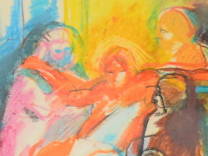 LARS FOHLIN. Pastell.