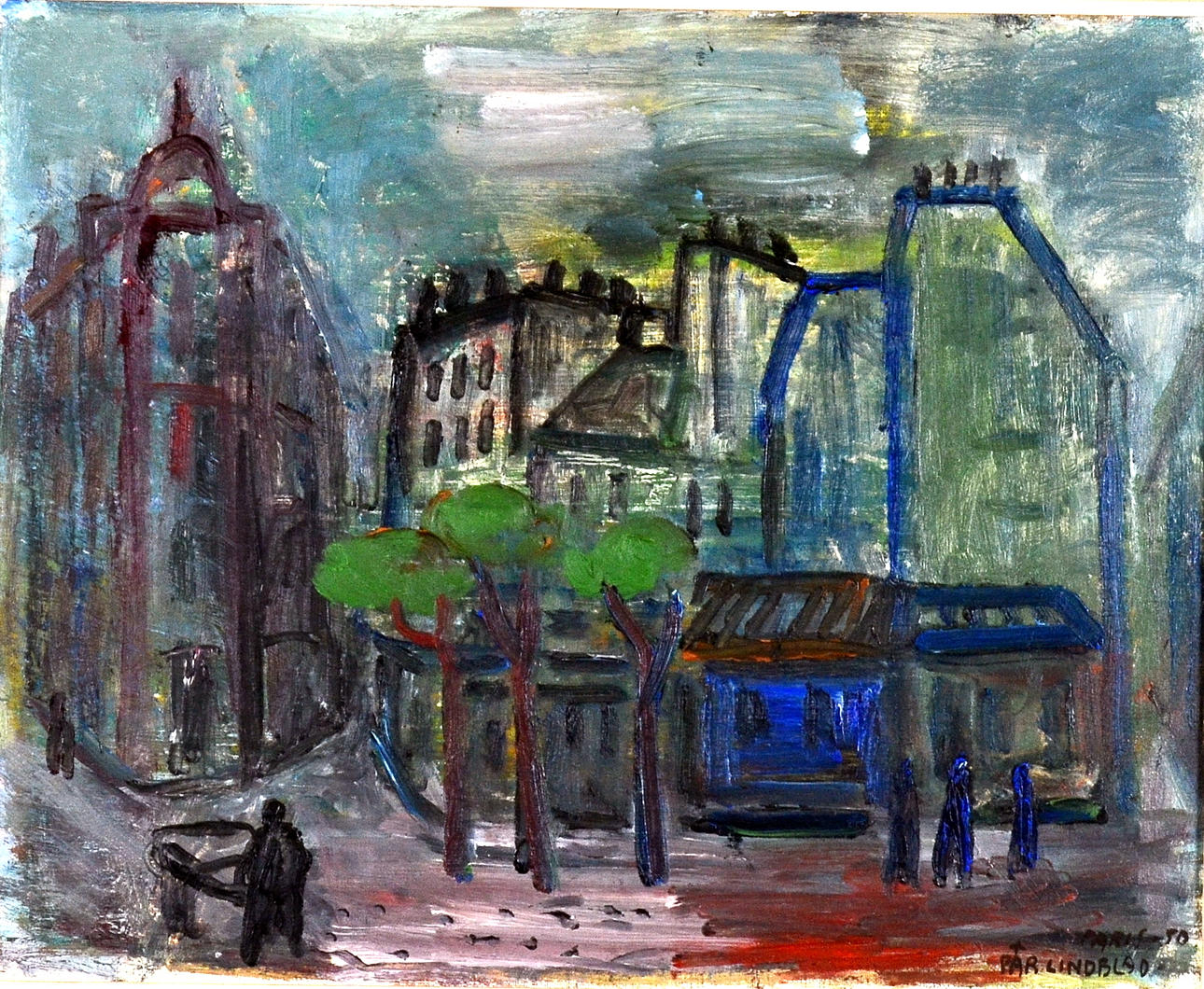 PÄR LINDBLAD. Olja på duk.