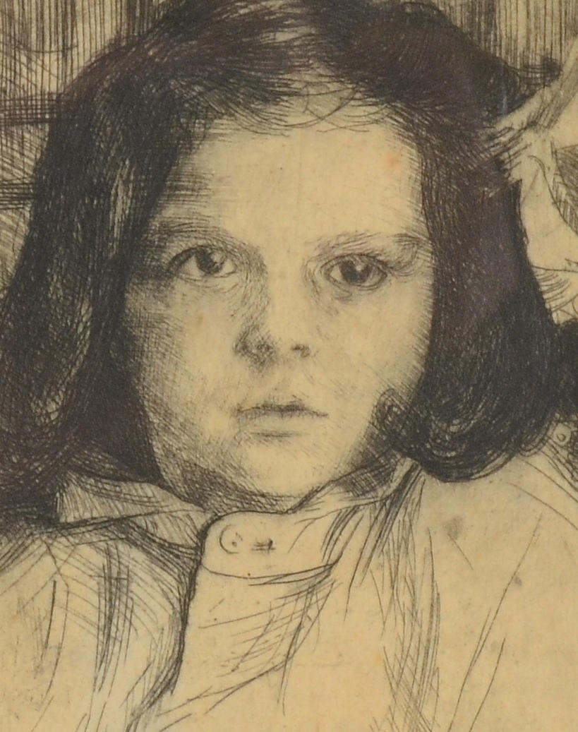 KARLO HILDÉN. Etsning.