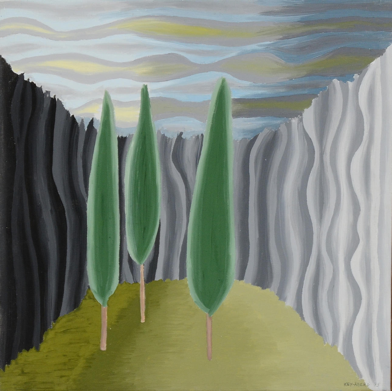 GUDRUN KEY ÅBERG. oil on canvas.