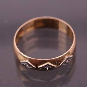 RING med brillianter, guld 18k, 0,03 ct, M9= 1962.