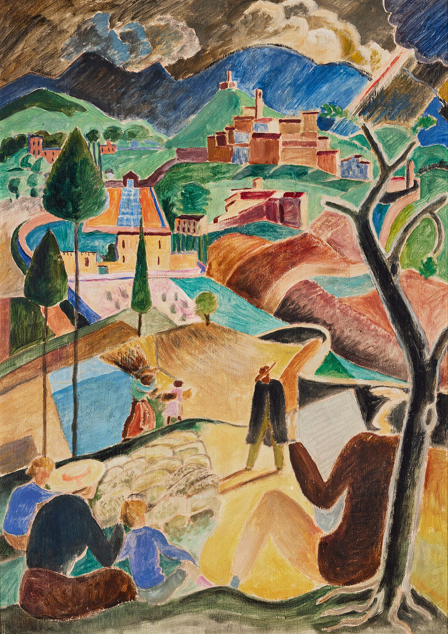 LEANDER ENGSTRÖM. ”Målaren, herden, staden”.