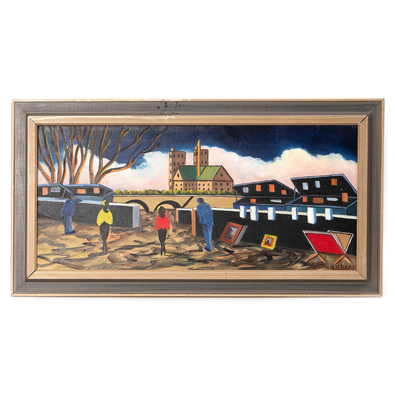 GUNNAR SUNDBERG. Oil on canvas, signed.