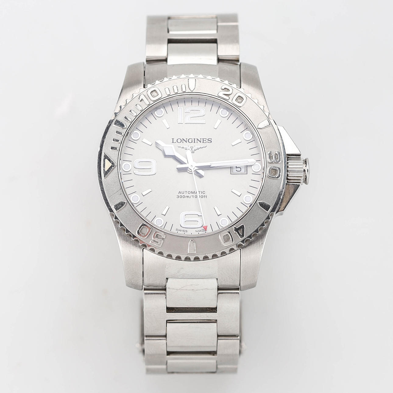 LONGINES HYDRO CONQUEST, Wristwatch, steel, automatic assignment, date, 2009.