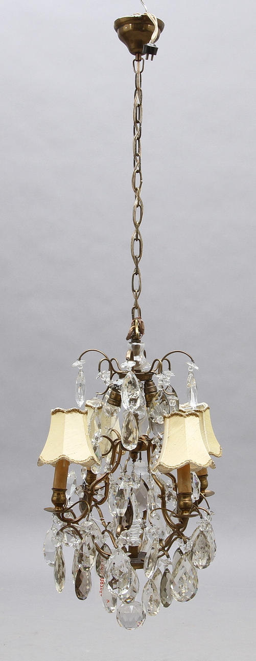 LJUSKRONA. Barockstil, höjd ca 55 cm.