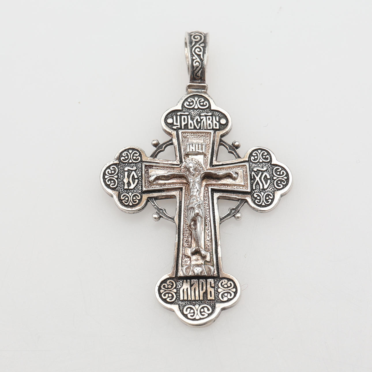 VEDHÆNG, SØLV, ORTODOKS KORS, 20. ÅRH.