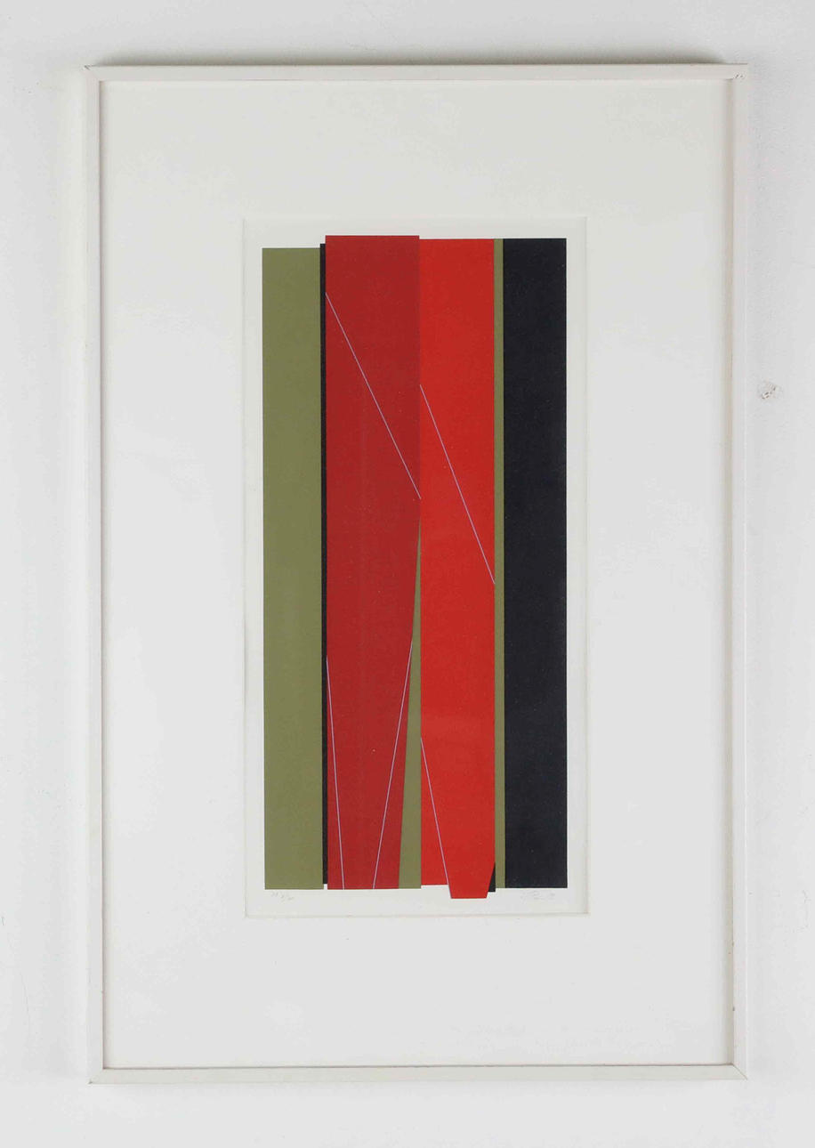 ILKKA PÄRNI. Colour composition, silkscreen, signed, EA, numbered 6 of 90, dated -95.