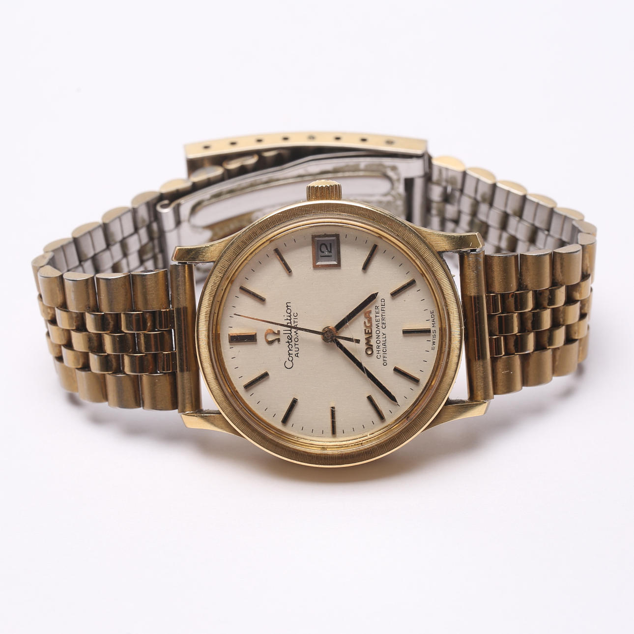 WRISTWATCH, 18k, Omega, Constellation, automatic.