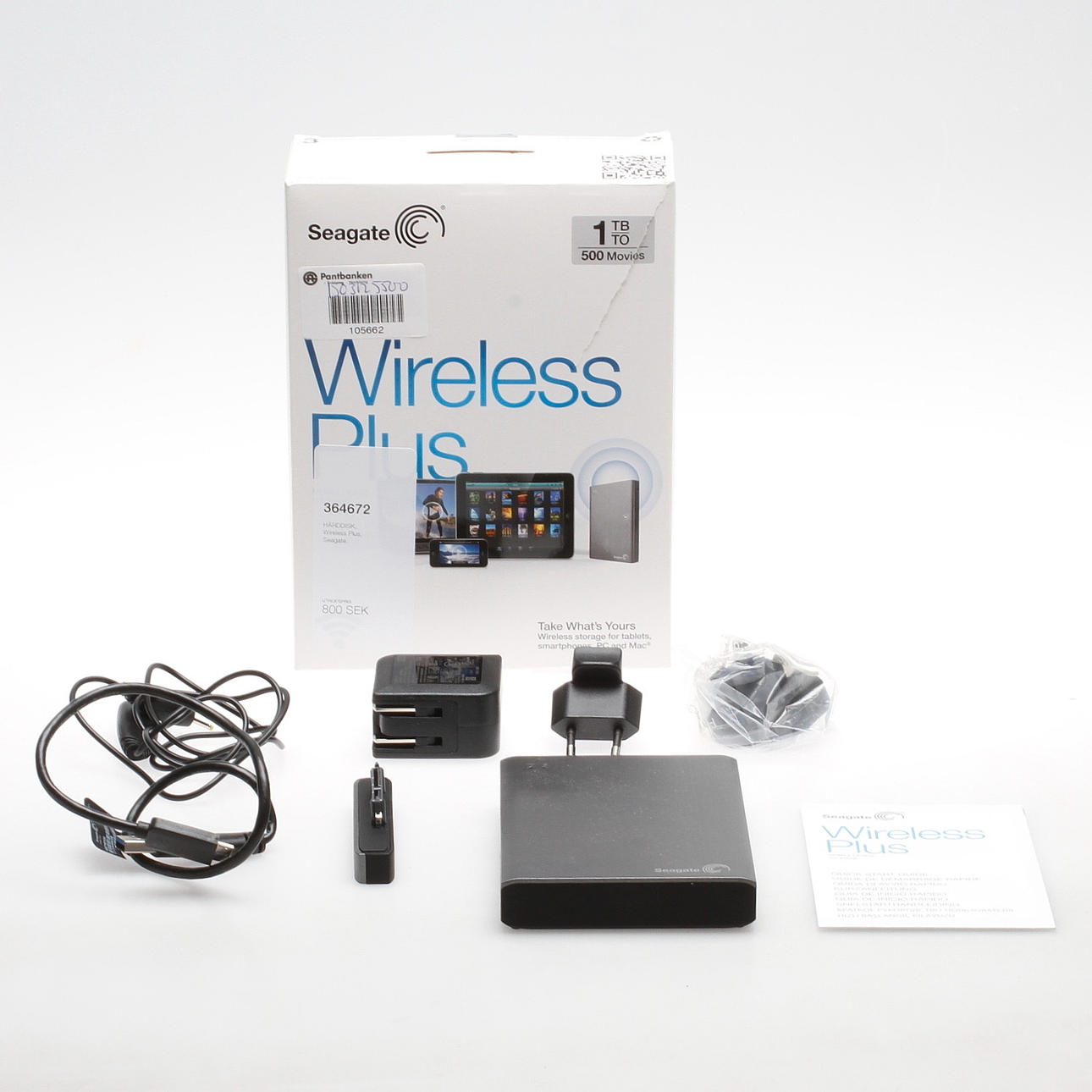 HÅRDDISK, Wireless Plus, Seagate.