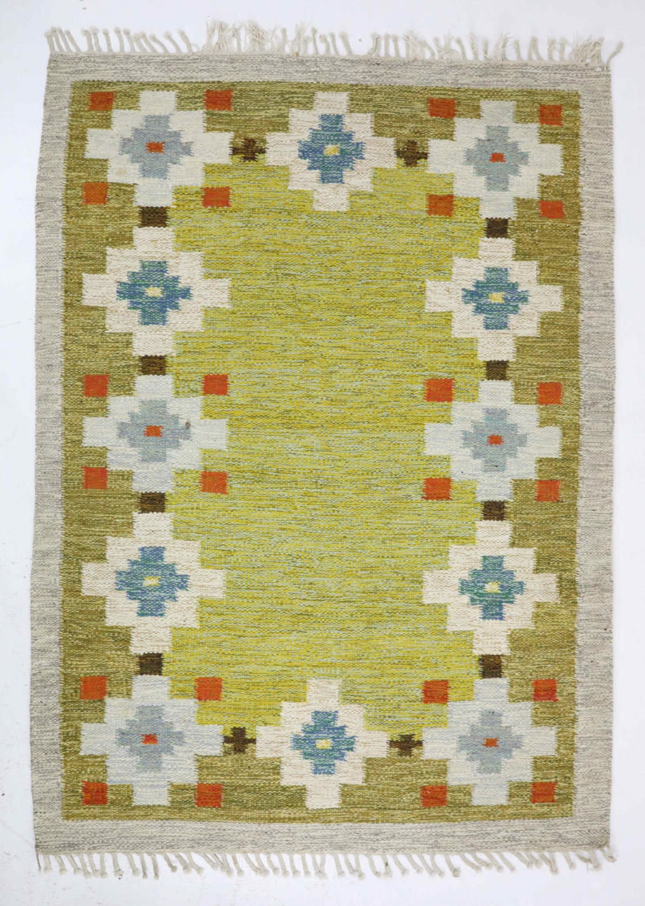 ALFOMBRA, VOLANTES, 195x142 cm.