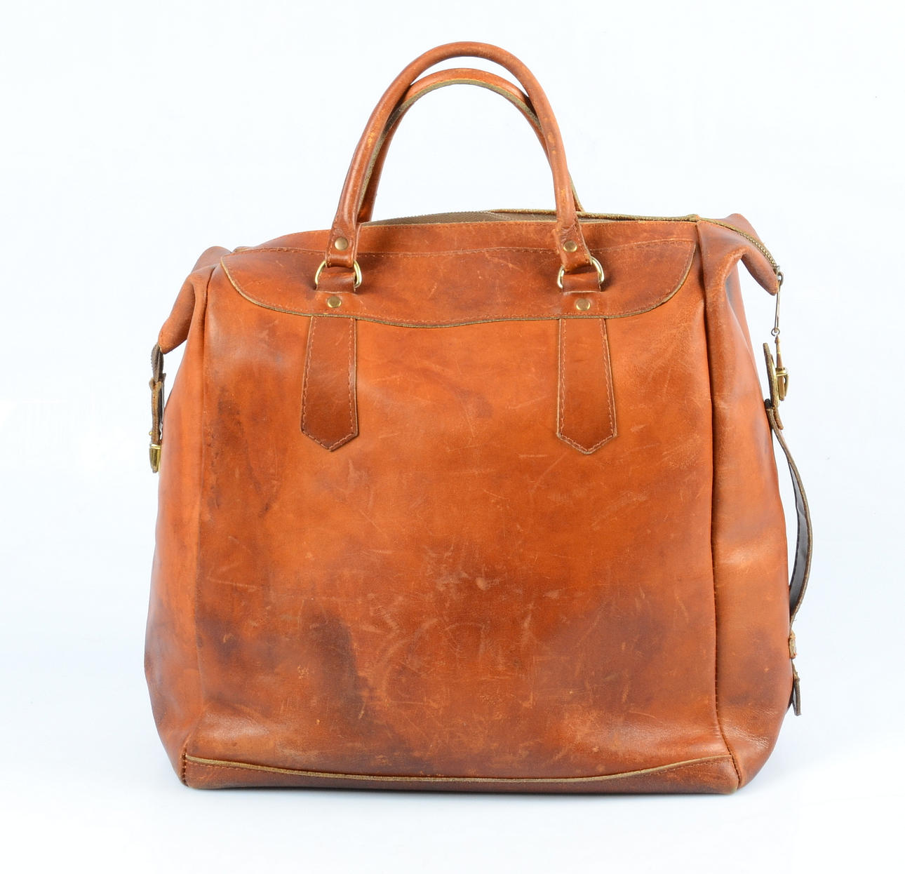 LÄDERVÄSKA, 1970/80-tal.