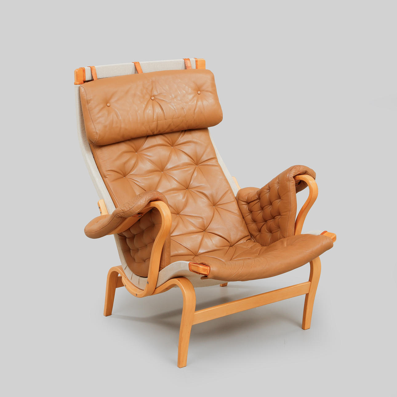 BRUNO MATHSSON. Sessel, „Pernilla“, für Dux.