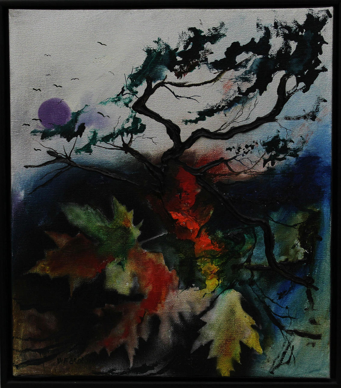 ULF ERIKSSON. Höstbild. Olja på duk. Signerad.