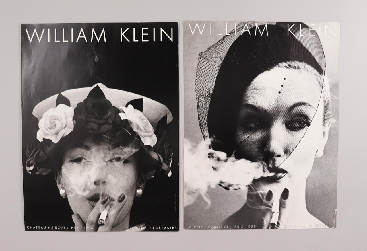 William Klein, 2 posters, 'Editions du disastre' (2).