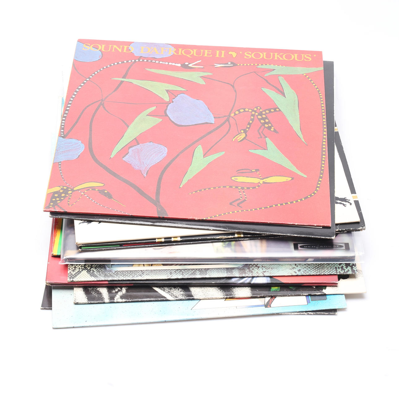 Vinylplader, inklusive reggae.